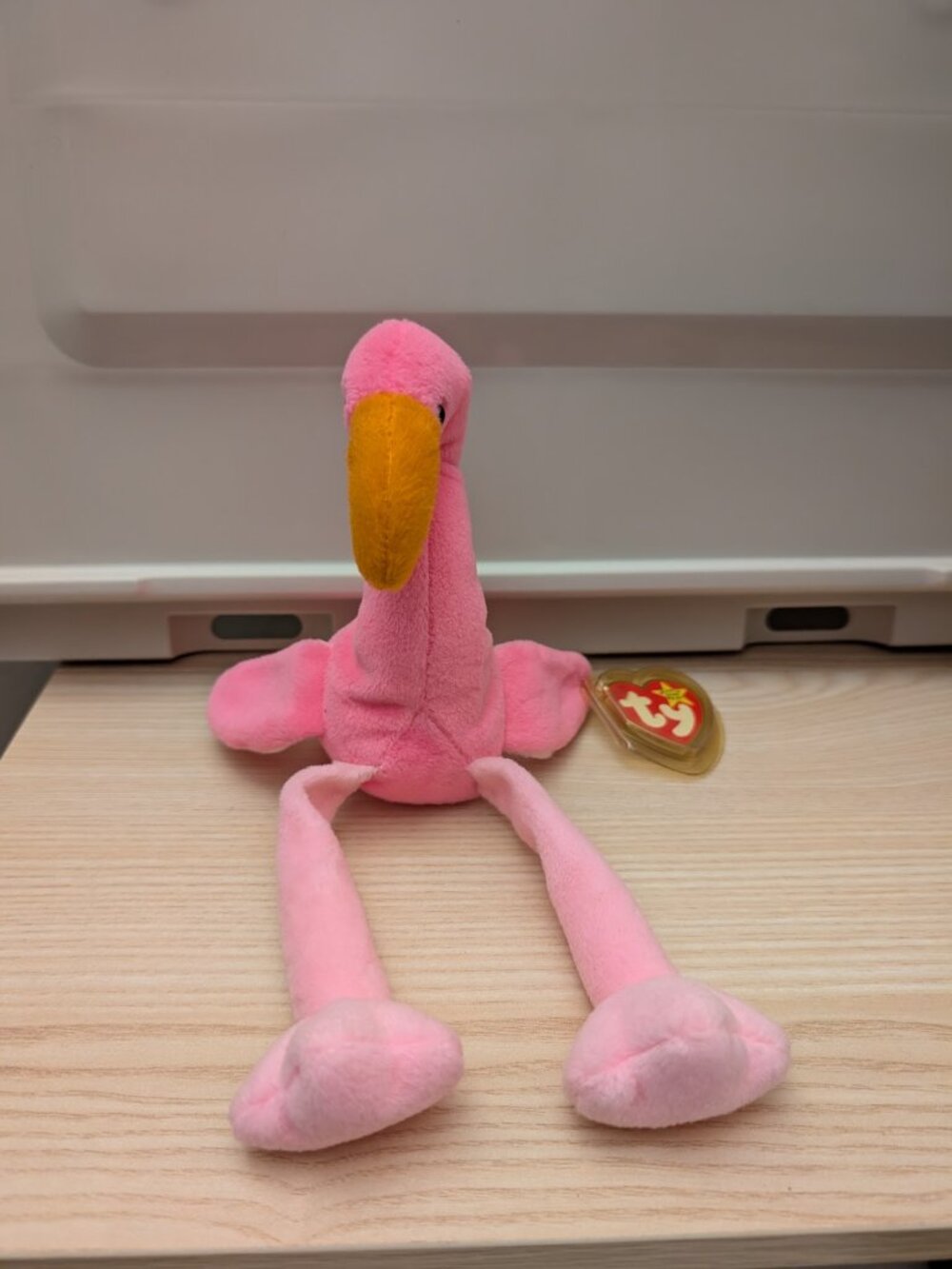 Bundle of Goldfish, Flamingo, and Penguin Beanie Babies for angelas_avenue - Picture 3 of 15